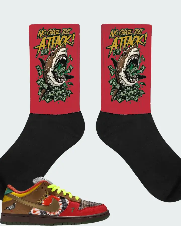 Nike Dunk Low SB What The Dunk Matching Socks
