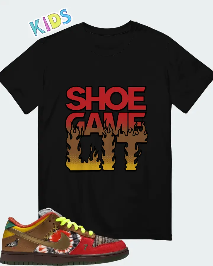 Nike Dunk Low SB What The Dunk Matching Kid's T-Shirt