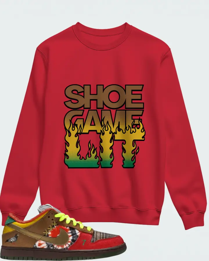 Nike Dunk Low SB What The Dunk Matching Sweatshirt