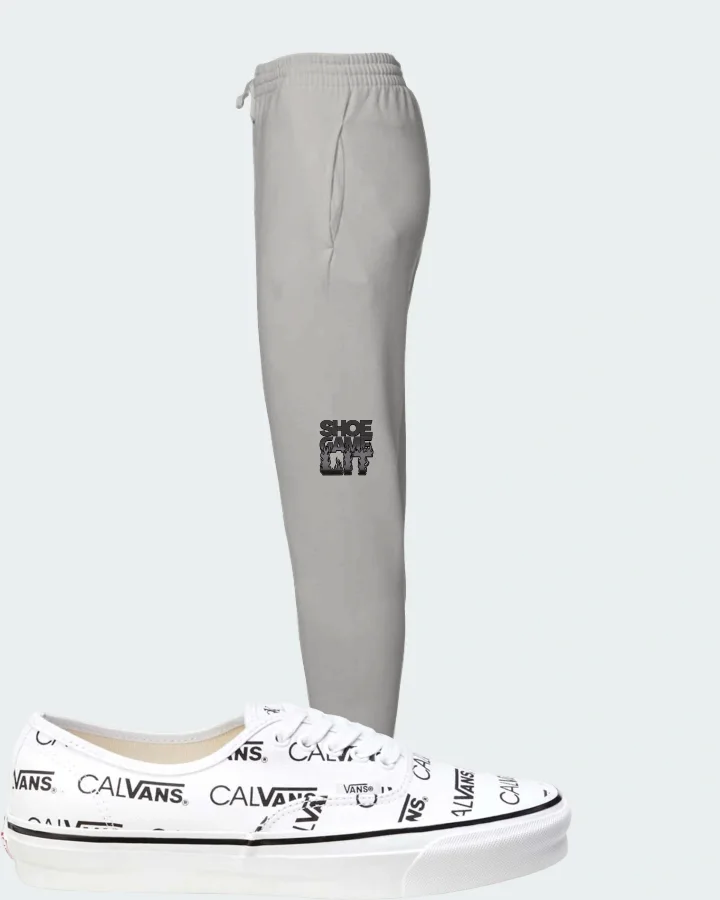 Vans Authentic Sneaker Matching Grey Joggers - Shoe Game Lit Refreshed