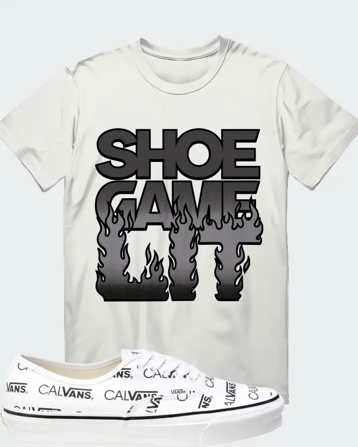 Vans Authentic Sneaker Matching Ash T-Shirt - Shoe Game Lit Refreshed
