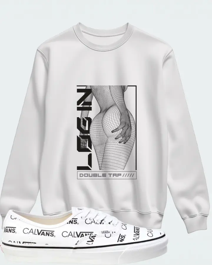 Sweatshirt in White