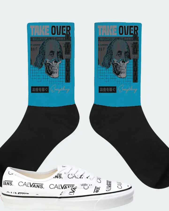 Vans Authentic Sneaker Matching Aqua Socks - Take Over