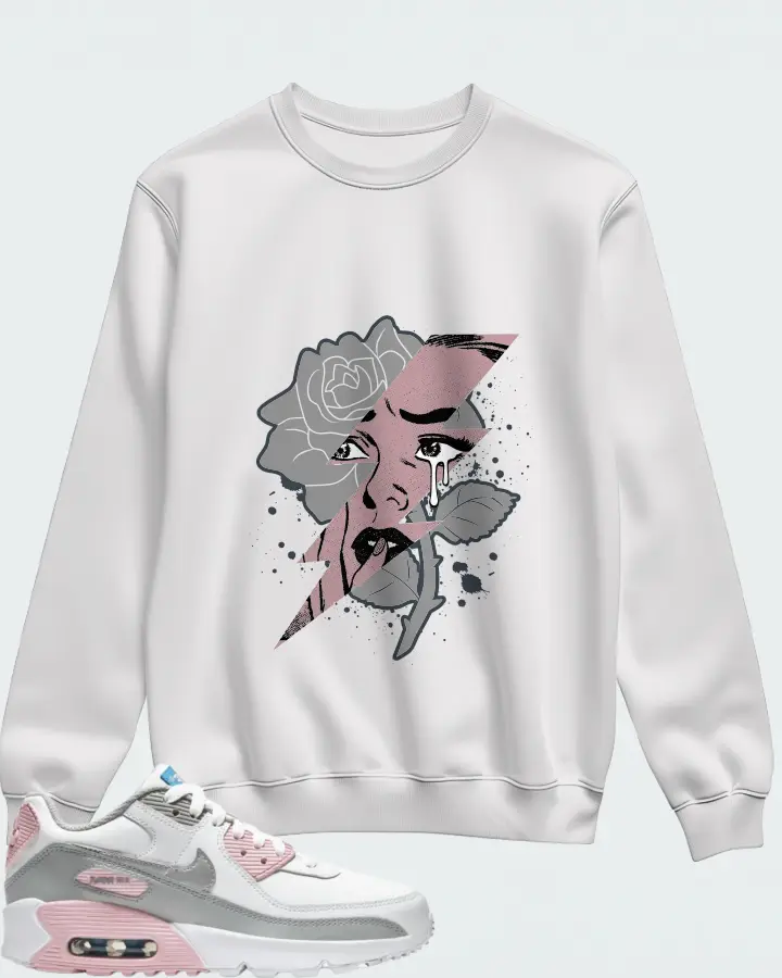 Sweatshirt in White
