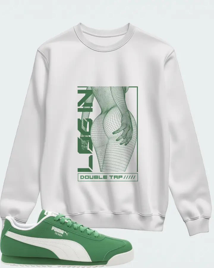Sweatshirt in White