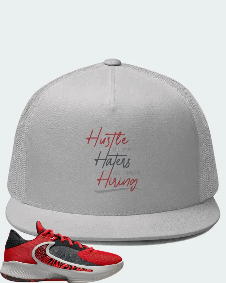 Nike Zoom Freak 4 Sneaker Matching White Hat - HUSTLE TILL YOUR HATERS ASK