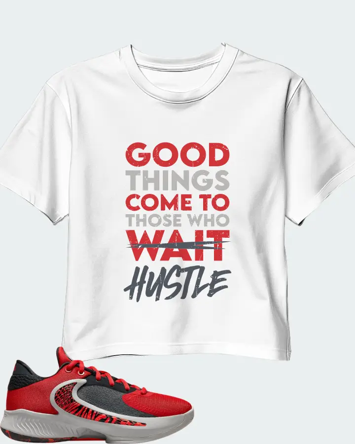 Nike Zoom Freak 4 Sneaker Matching White Crop Top - Good Things Come