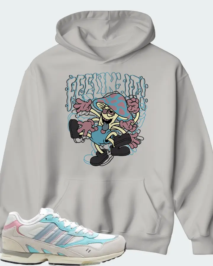 adidas Torsion Super Core White Magic Grey Easy Mint Matching Hoodie