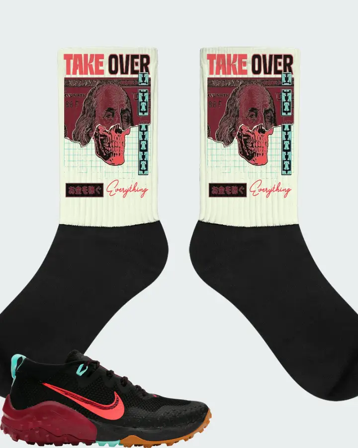 Nike Wildhorse 7 Sneaker Matching Socks - Take Over