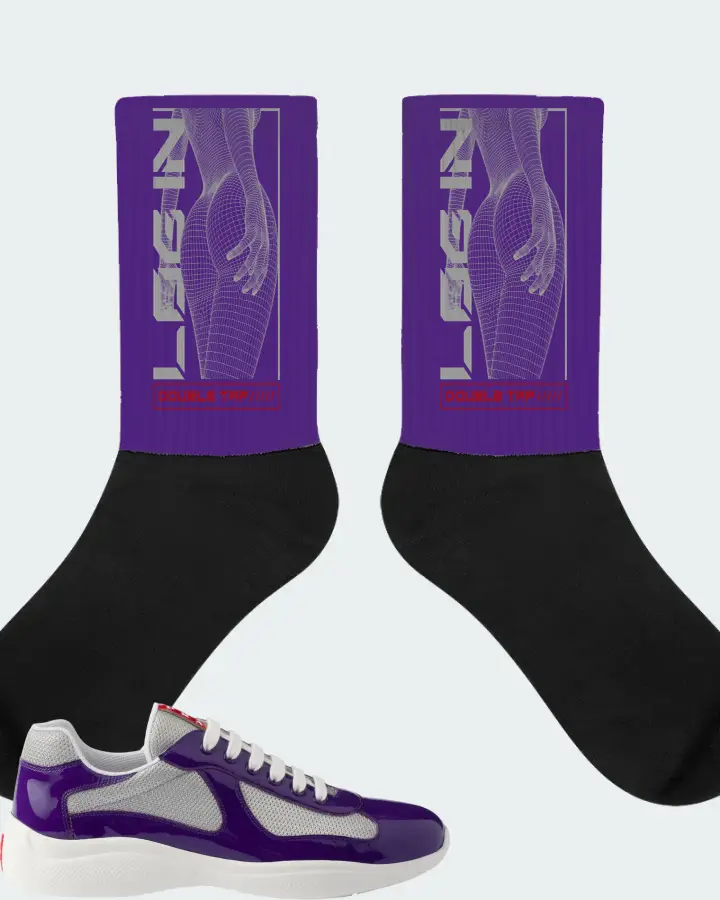 Socks in Purple