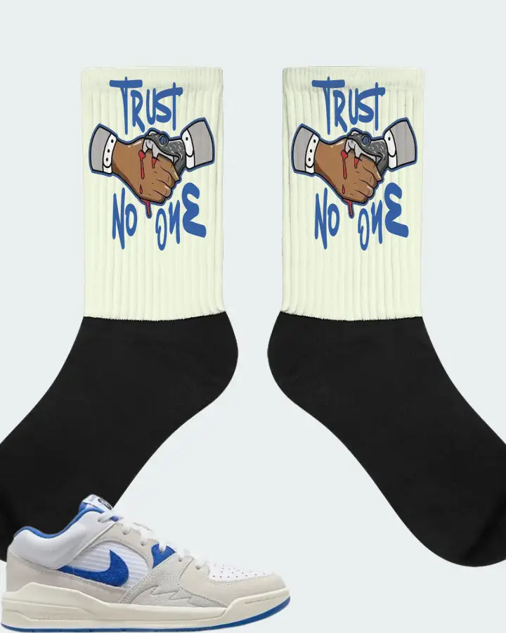 Jordan Stadium 90 Sneaker Matching Citron Socks - Trust No One