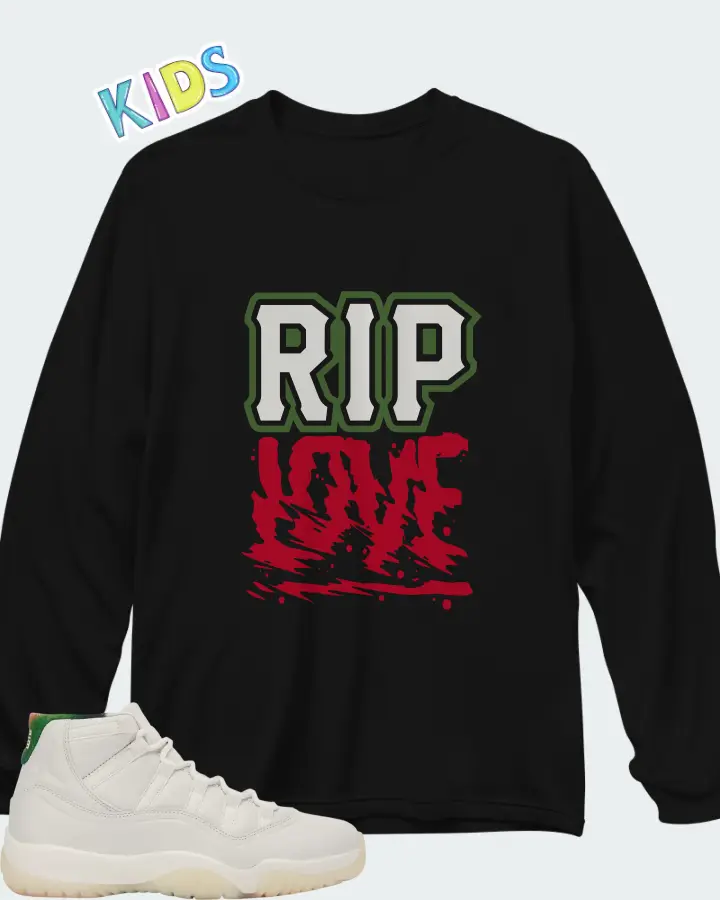 Air Jordan 11 285 Matching Kid's Long Sleeve T-Shirt