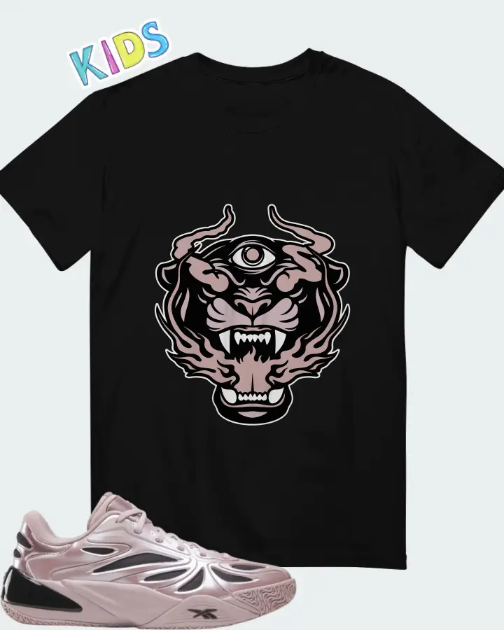 Reebok Angel Reese 1 Muted Mauve Matching Kid's T-Shirt
