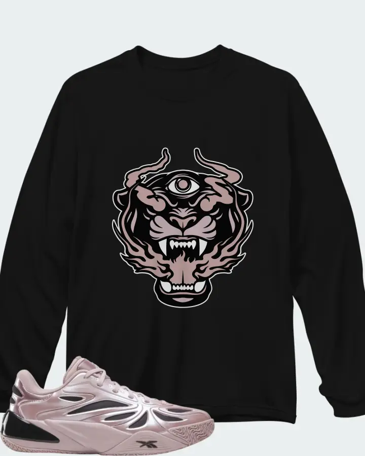 Reebok Angel Reese 1 Muted Mauve Matching Long Sleeve T-Shirt
