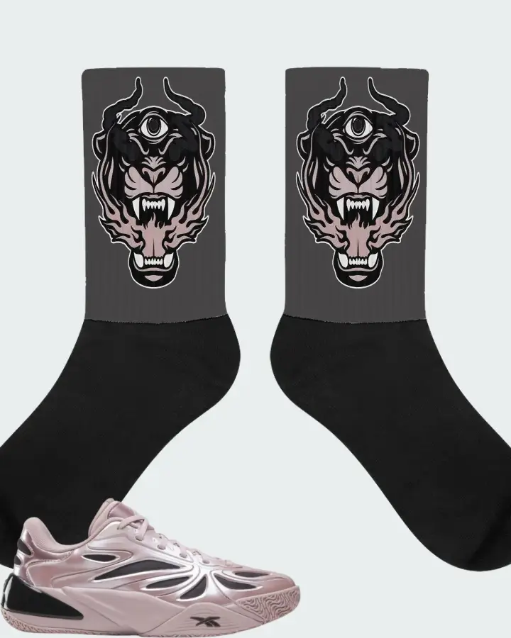 Reebok Angel Reese 1 Muted Mauve Matching Socks