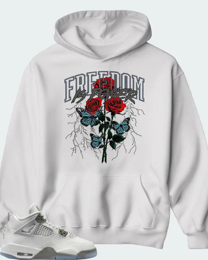 Air Jordan 4 GS Blue Chill Matching Hoodie