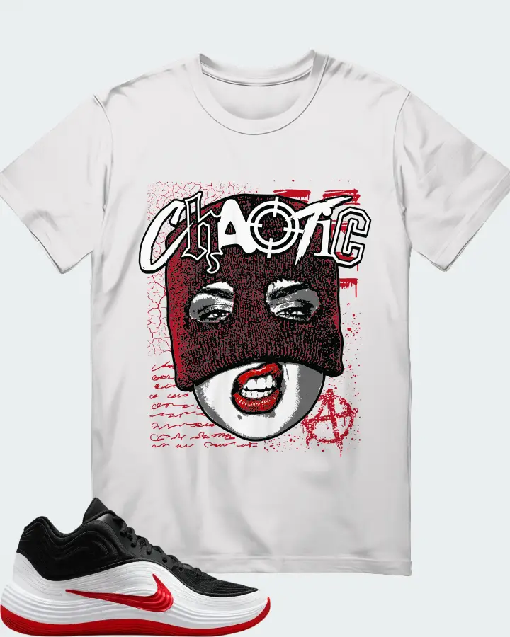 Nike Precision 8 MID Black WhiteUniversity Red Matching T-Shirt