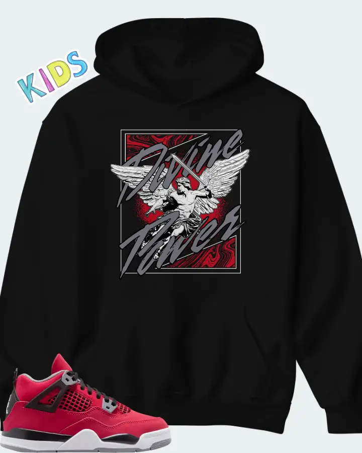 Air Jordan 4 Retro PS Toro Bravo 2026 Matching Kid's Hoodie