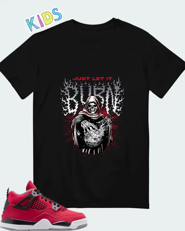 Air Jordan 4 Retro PS Toro Bravo 2026 Matching Kid's T-Shirt