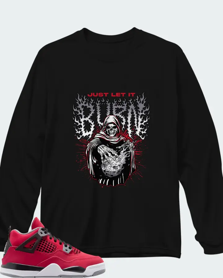 Air Jordan 4 Retro PS Toro Bravo 2026 Matching Long Sleeve T-Shirt