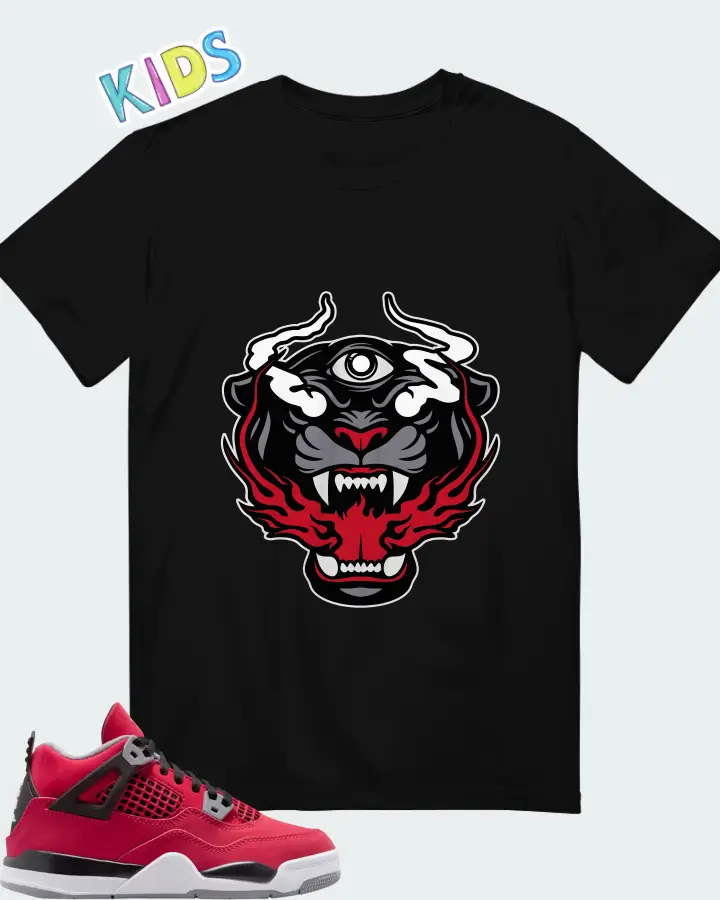Air Jordan 4 Retro PS Toro Bravo 2026 Matching Kid's T-Shirt