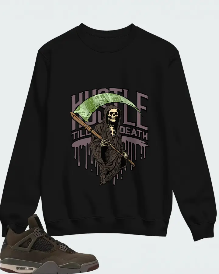 A Ma Maniére x Air Jordan 4 Retro Dark Mocha Matching Sweatshirt