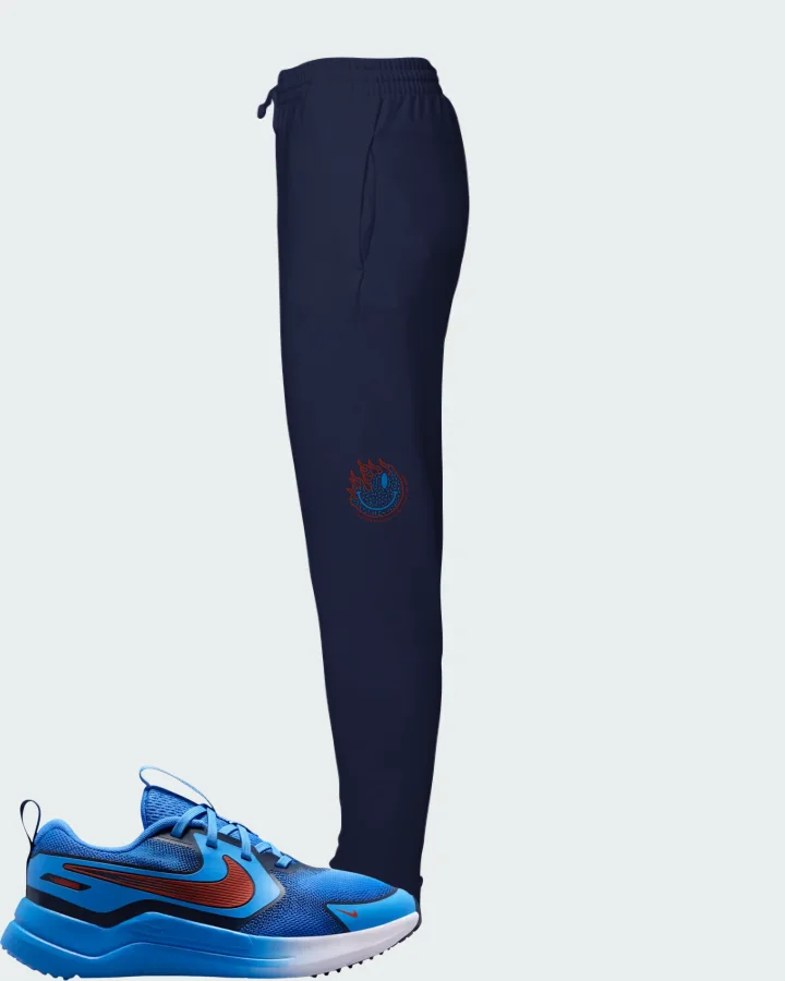 Nike Cosmic Runner Blue Crystal Picante Red Matching Joggers
