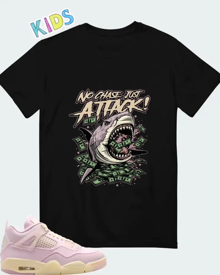 Air Jordan 4 Retro Iced Carmine Matching Kid's T-Shirt