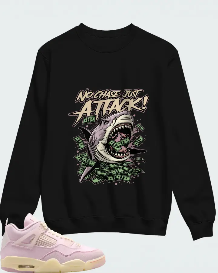 Air Jordan 4 Retro Iced Carmine Matching Sweatshirt