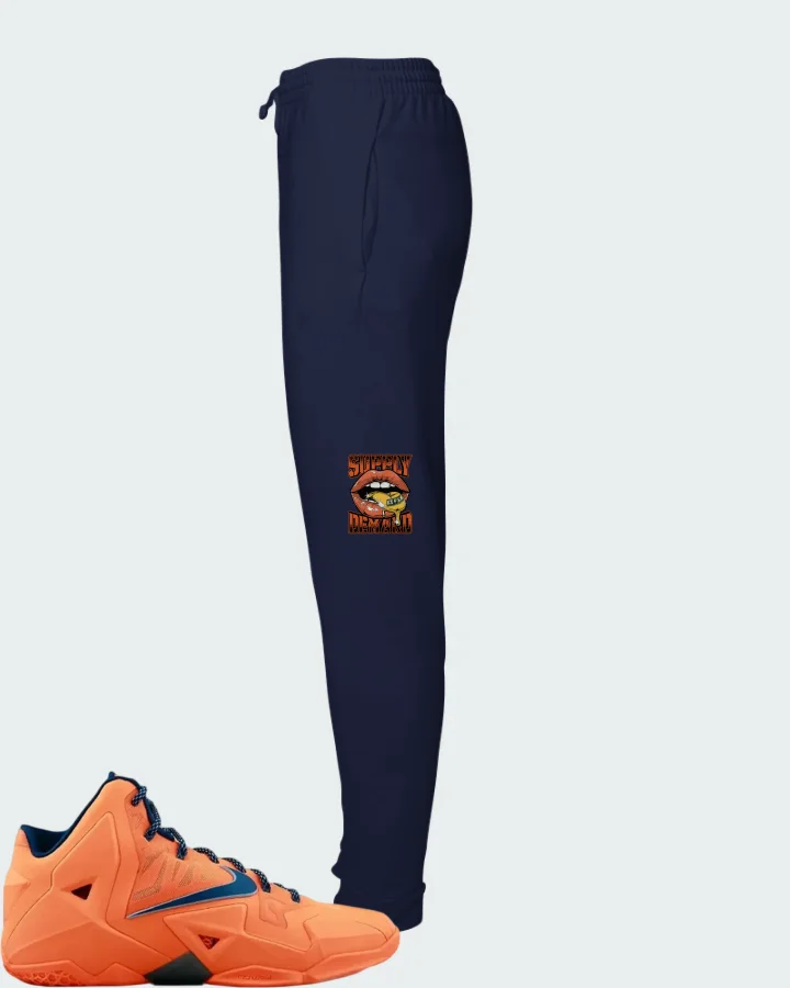 Nike LeBron 11 Atomic Orange Matching Joggers