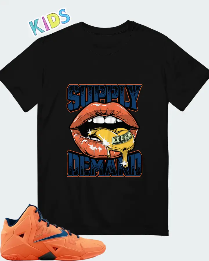 Nike LeBron 11 Atomic Orange Matching Kid's T-Shirt