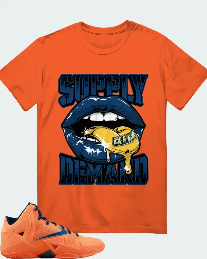 Nike LeBron 11 Atomic Orange Matching T-Shirt