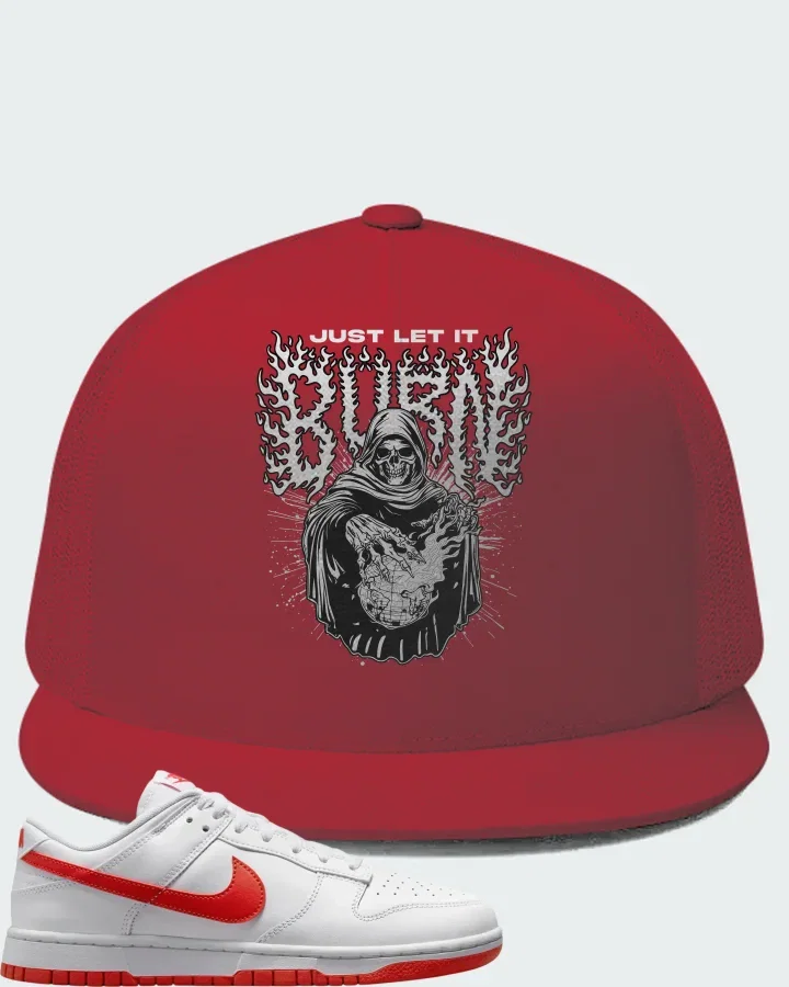 Nike Dunk Low Picante Red Matching Hat