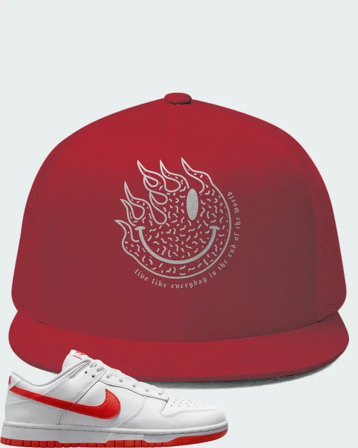 Nike Dunk Low Picante Red Matching Hat