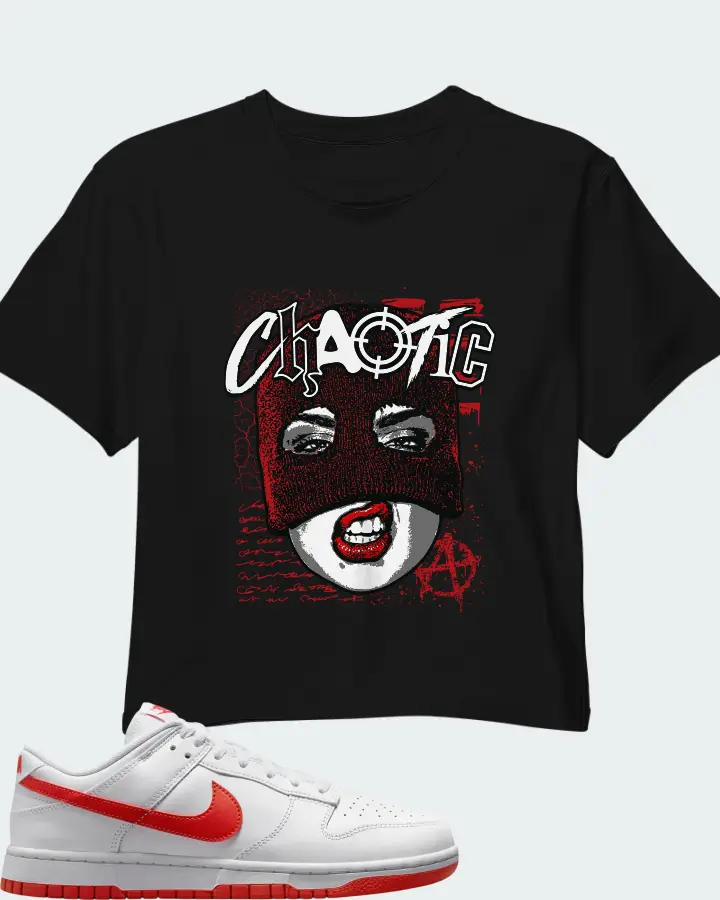 Nike Dunk Low Picante Red Matching Crop Top