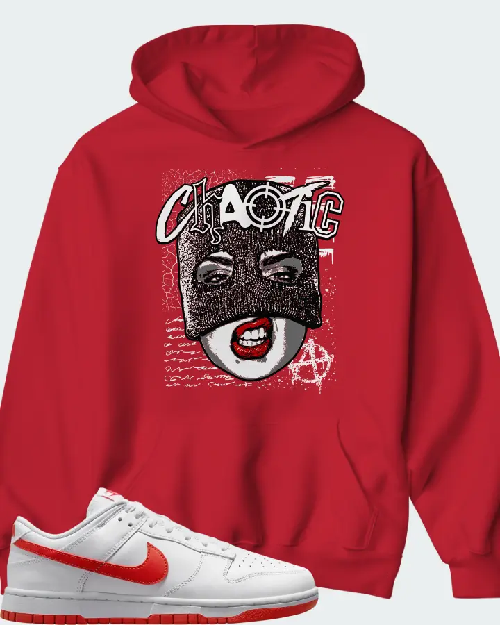 Nike Dunk Low Picante Red Matching Hoodie
