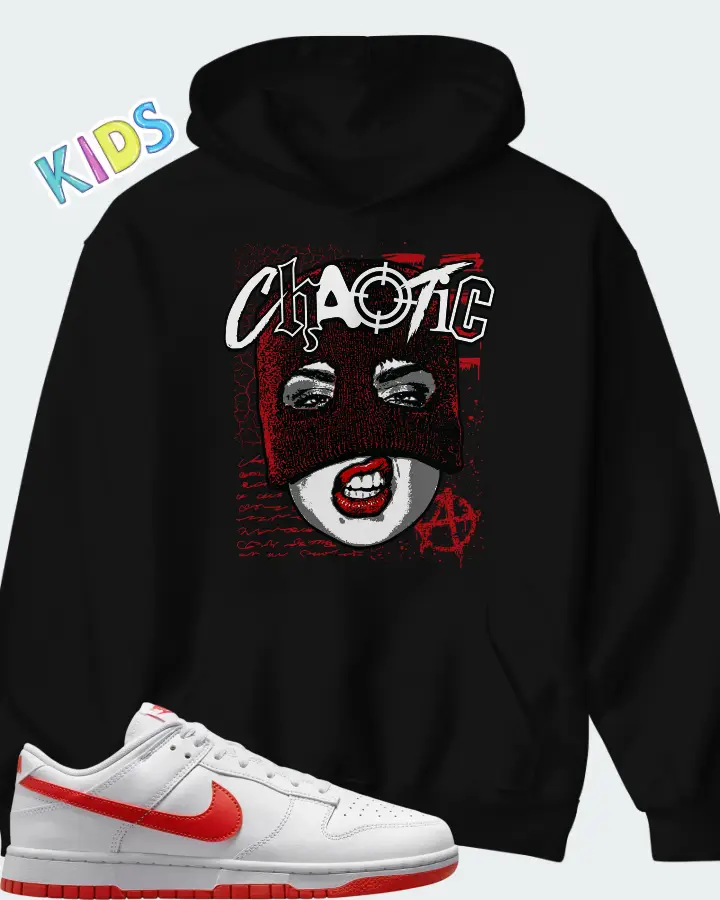 Nike Dunk Low Picante Red Matching Kid's Hoodie