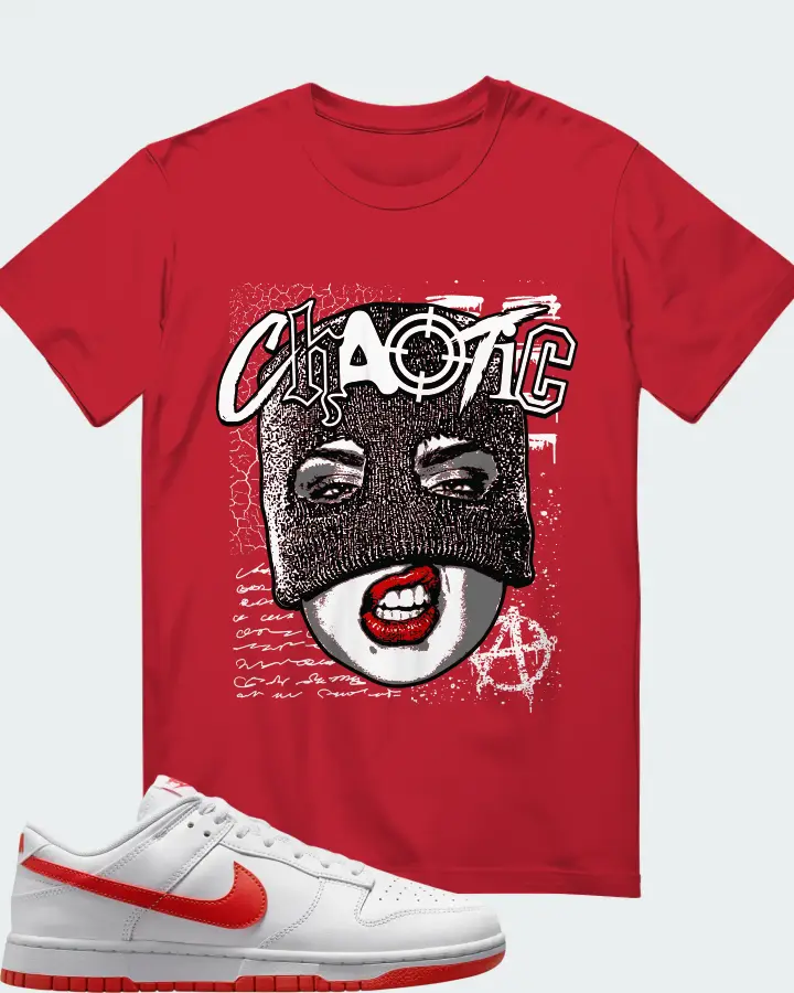 Nike Dunk Low Picante Red Matching T-Shirt