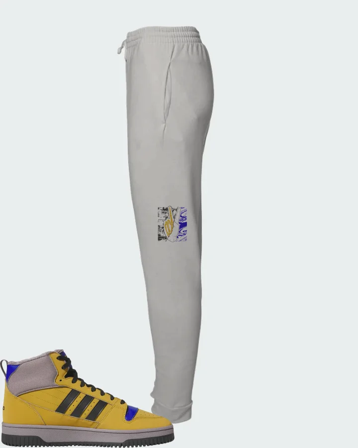 Adidas Break Start Mid Winterized Yellow Matching Joggers