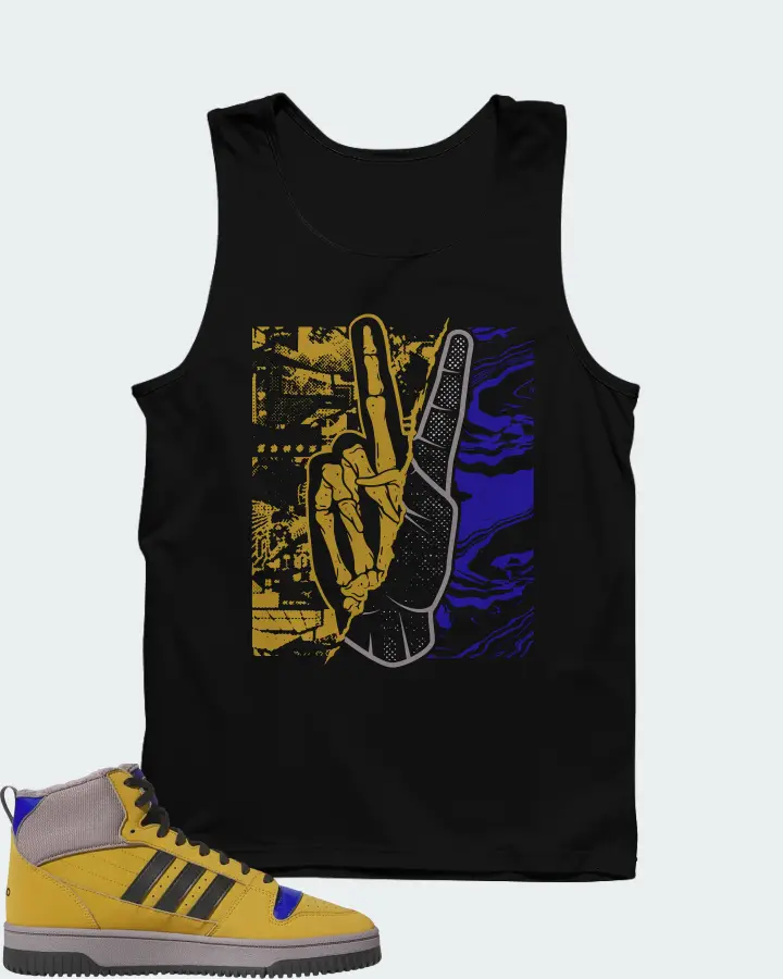 Adidas Break Start Mid Winterized Yellow Matching Tank Top