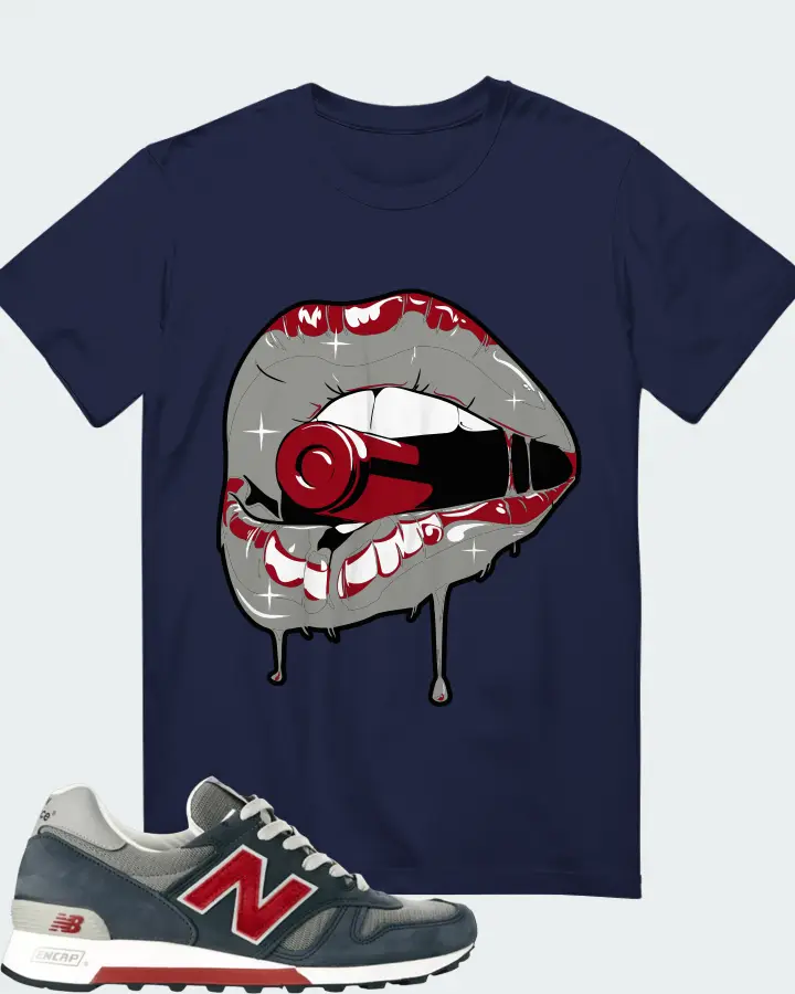 New Balance 1300  Sneaker Matching Navy T-Shirt - Kiss of Death