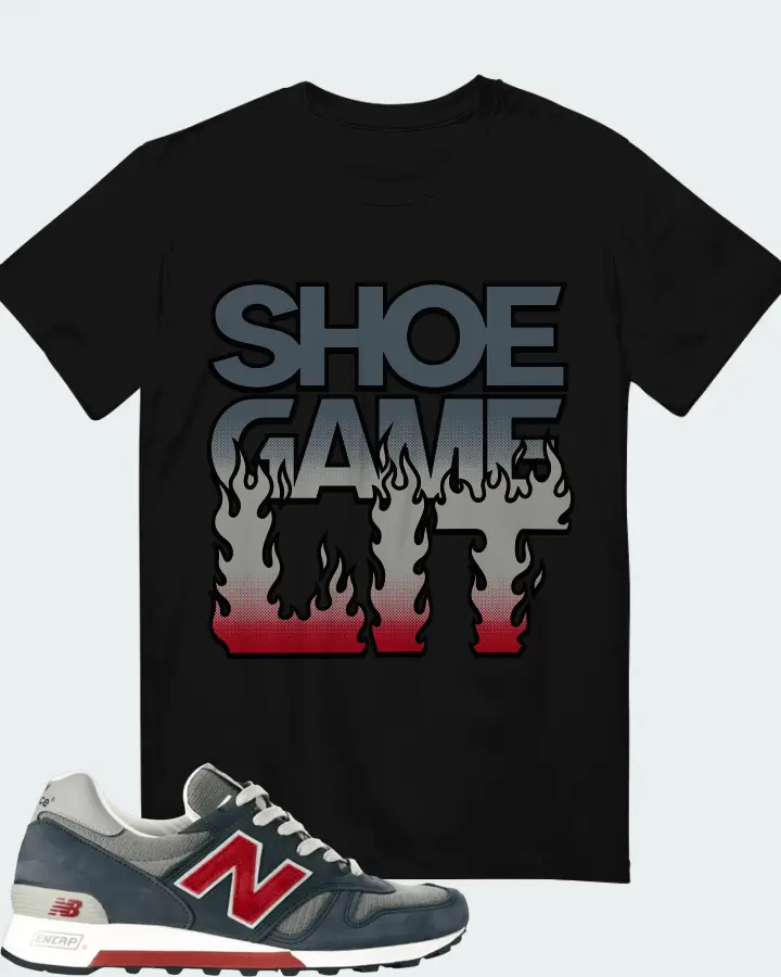 New Balance 1300  Sneaker Matching Black T-Shirt - Shoe Game Lit Refreshed