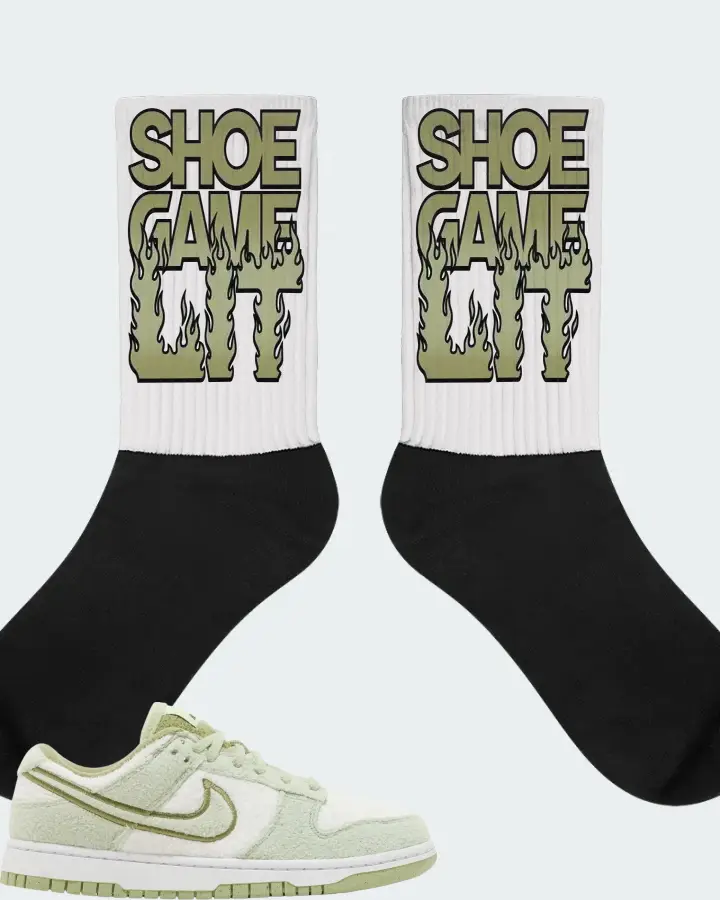 Nike Dunk Low SE Sneaker Matching White Socks - Shoe Game Lit Refreshed