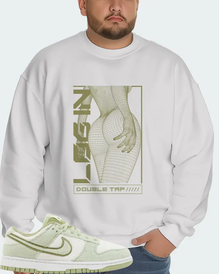 Nike Dunk Low SE Sneaker Matching White Sweatshirt (LOGIN) - View 6
