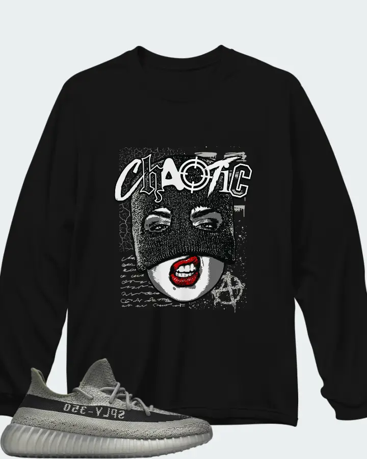 Adidas Yeezy Boost 350 V2 Granite Matching Long Sleeve T-Shirt