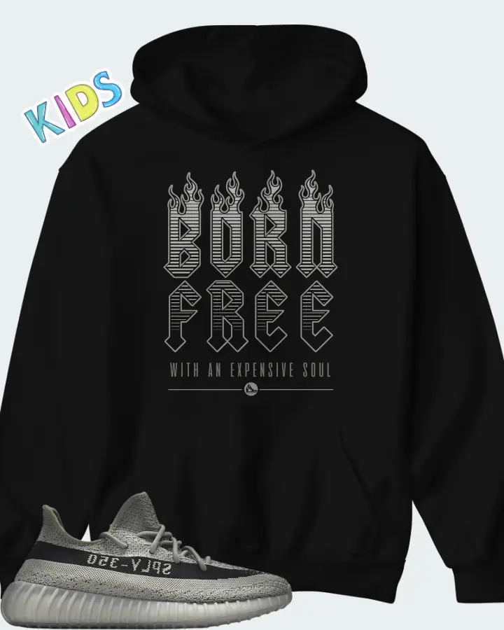Adidas Yeezy Boost 350 V2 Granite Matching Kid's Hoodie