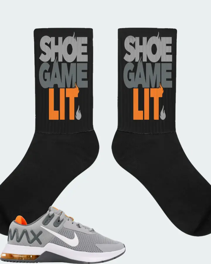 Nike Air Max Alpha Trainer 4 Sneaker Matching Black Socks - Shoe Game Lit Classic