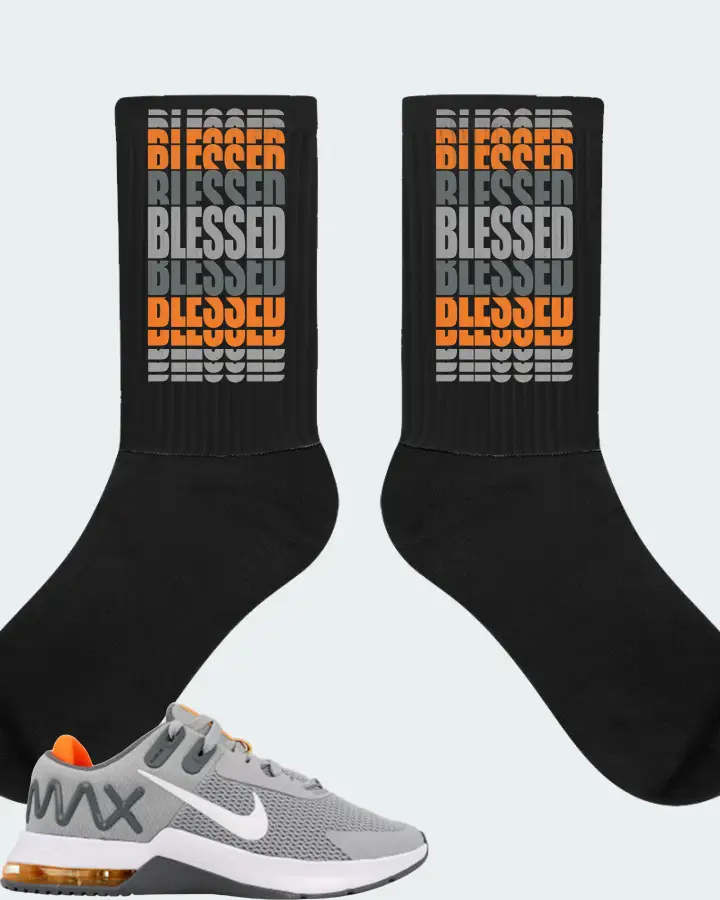 Nike Air Max Alpha Trainer 4 Sneaker Matching Black Socks - BLESSED Many Times