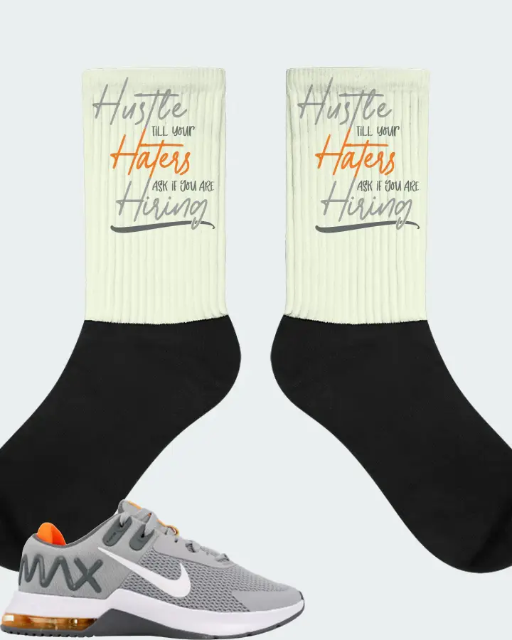 Nike Air Max Alpha Trainer 4 Sneaker Matching Citron Socks - HUSTLE TILL YOUR HATERS ASK
