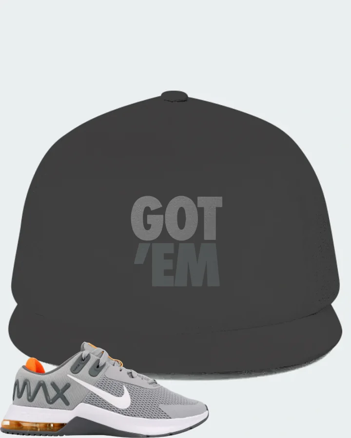 Nike Air Max Alpha Trainer 4 Sneaker Matching Dark Grey Hat - Got Em